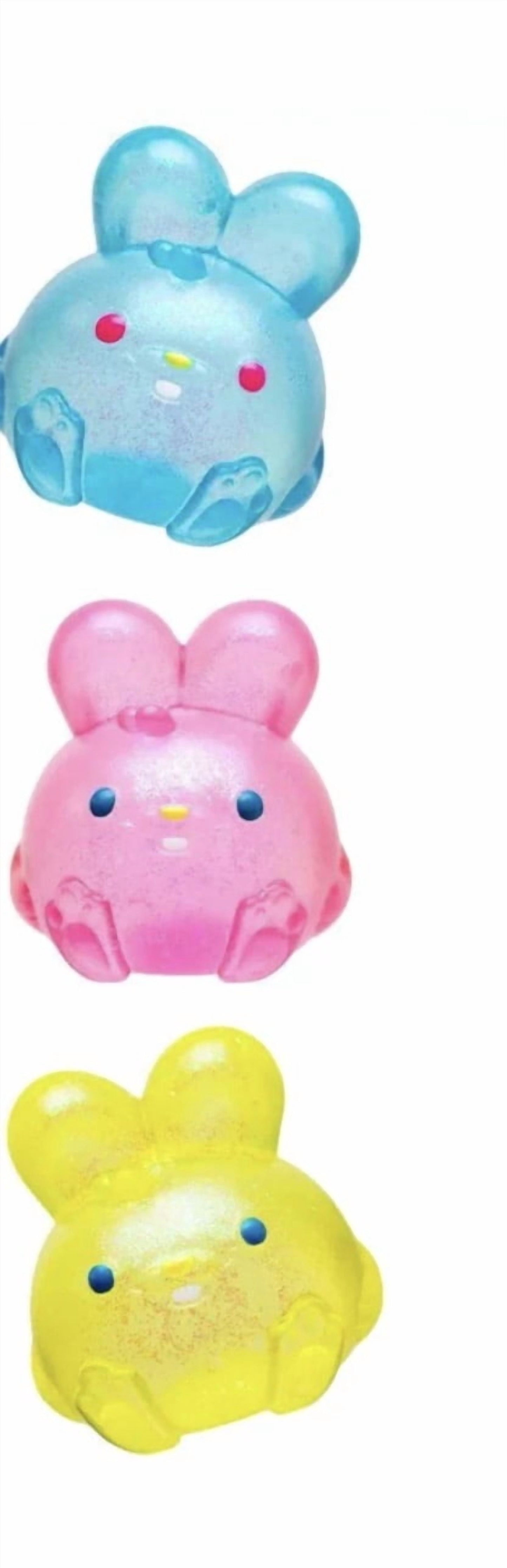 JELLY HOPS SQUISH SENSORY FIDGET BUNNY,SCENTED, 1 COLOR CHOSEN AT RANDOM