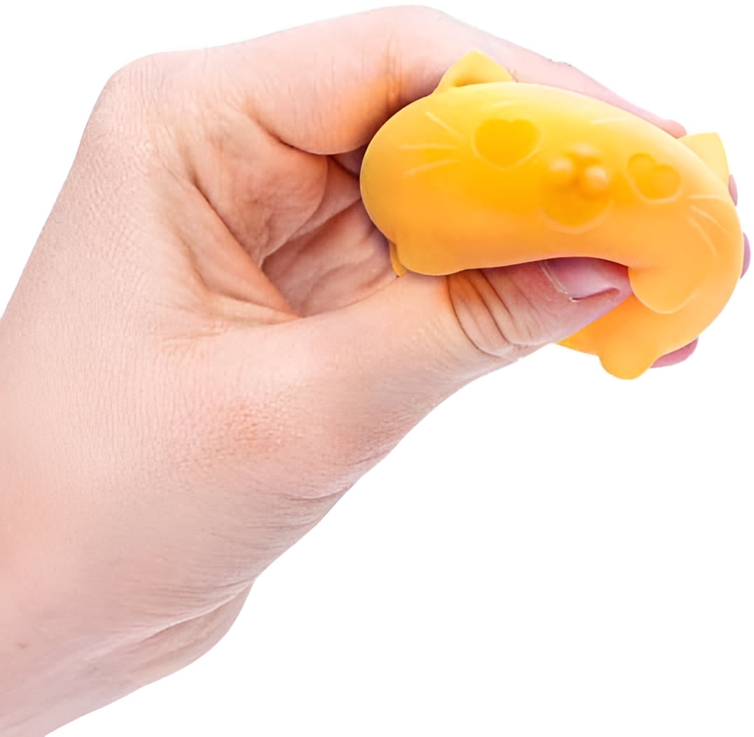 Teenie Cool Cats Stress Ball 3-Pack (3 RANDOM Colors!)