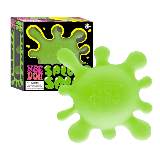 Neon Green Nee Doh Squeeze Gel Sploot Splat Ball Hand Relaxation &amp; Focus