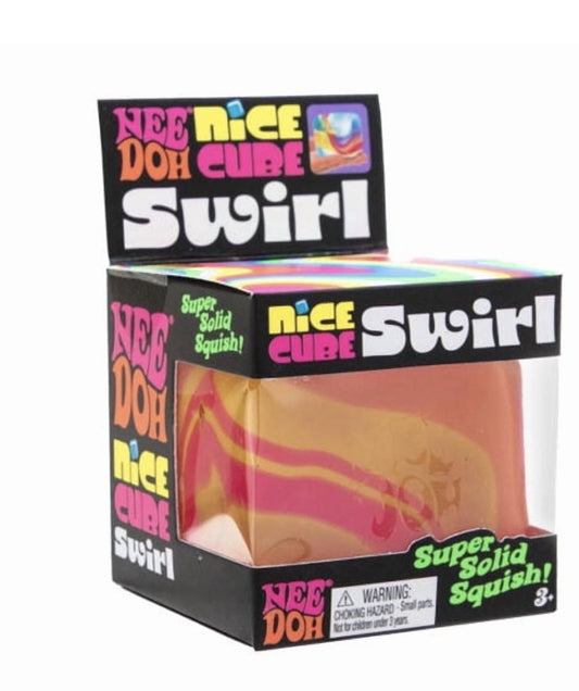 Nice Cube Swirl cube/ ball, stress reliver sensory fidget, (1 chosen at random)