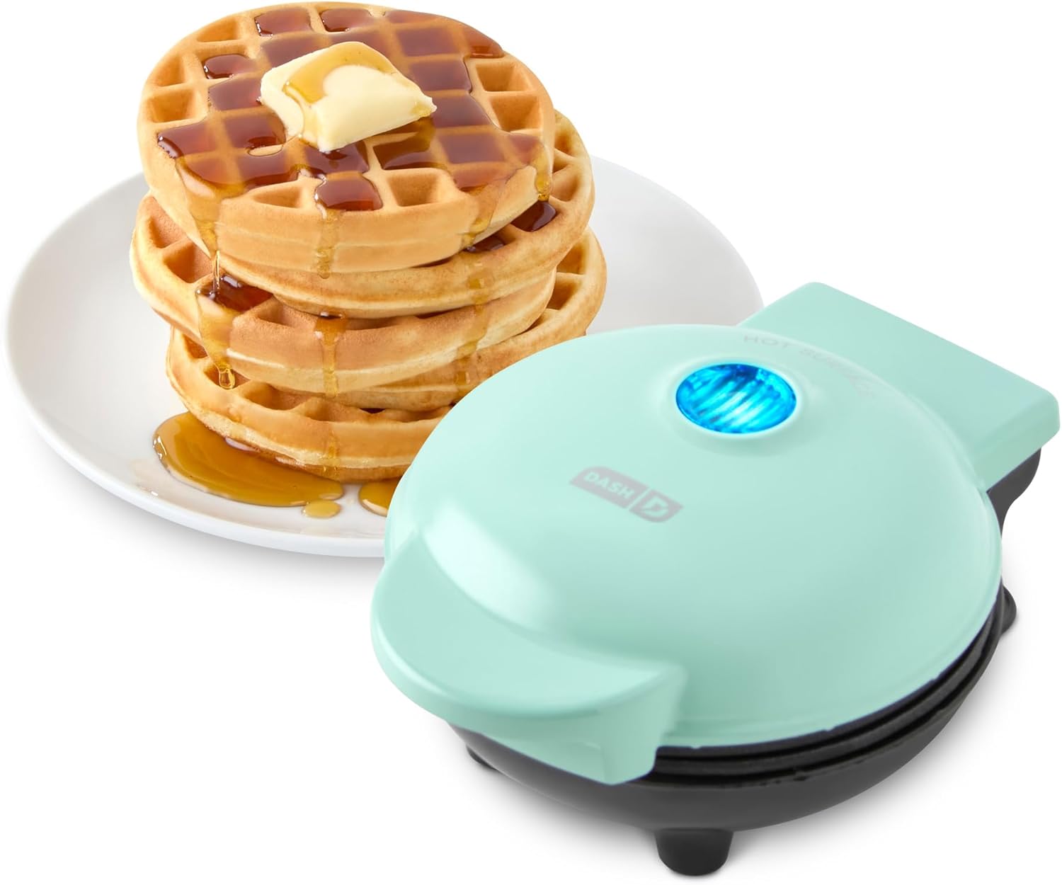 Mini Waffle Maker — Compact Nonstick, 4-Inch