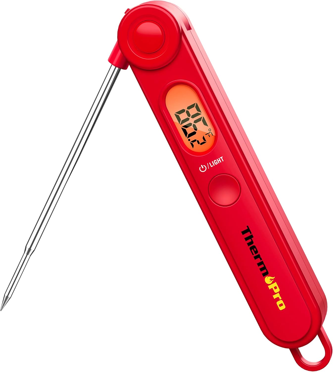 Digital Instant-Read Meat Thermometer with Backlit Display