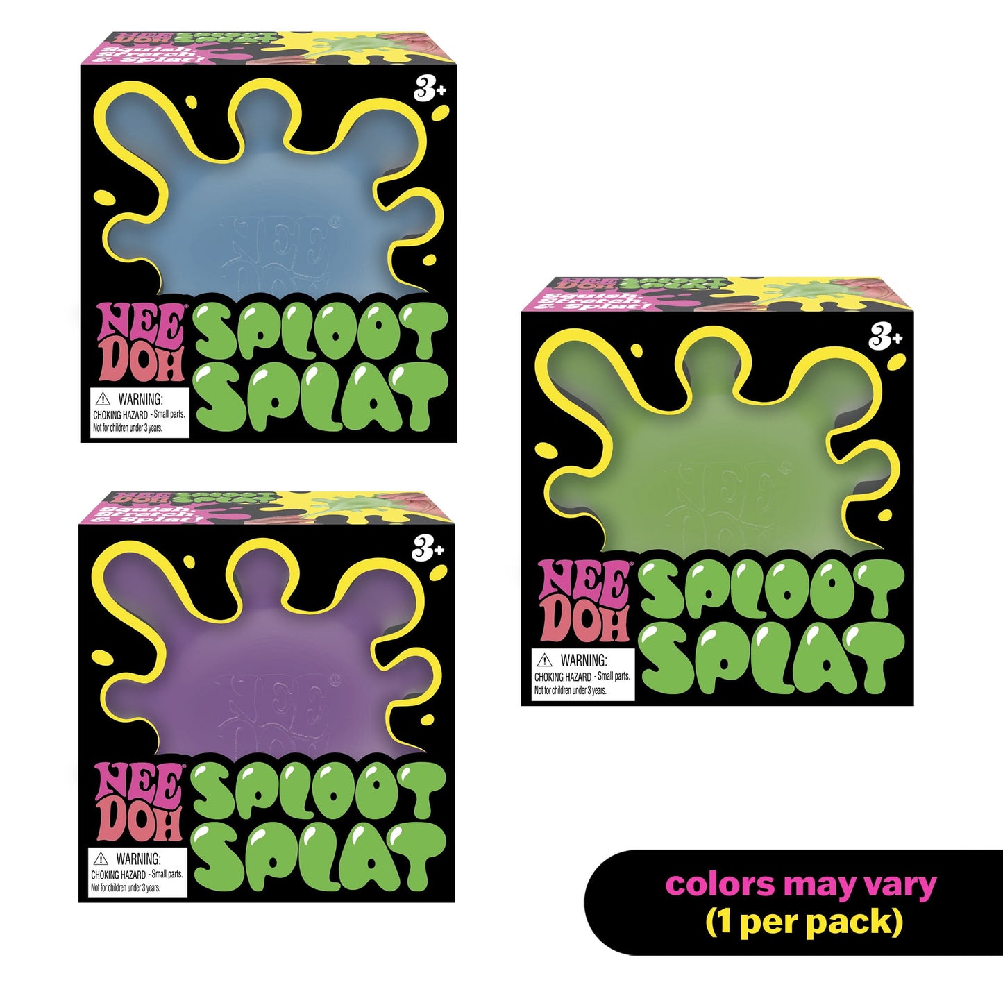 Sploot Splat, Novelty Fidget Toy, (1 Piece, Color May Vary), Children Ages 3+