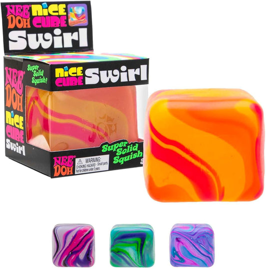 Swirl Nice Cube, Satisfying Square Shaped Sensory Toy, Colors May Vary, Children Ages 3+