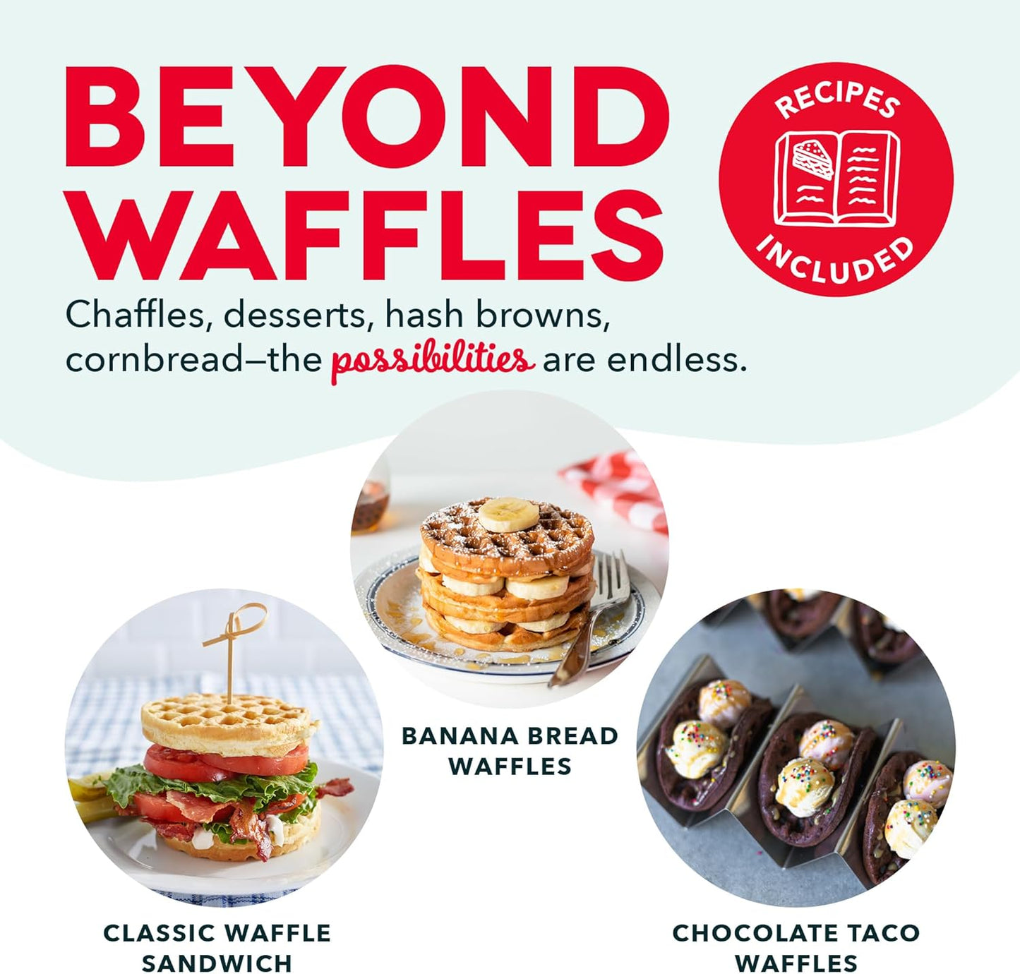 Mini Waffle Maker — Compact Nonstick, 4-Inch - Image 5